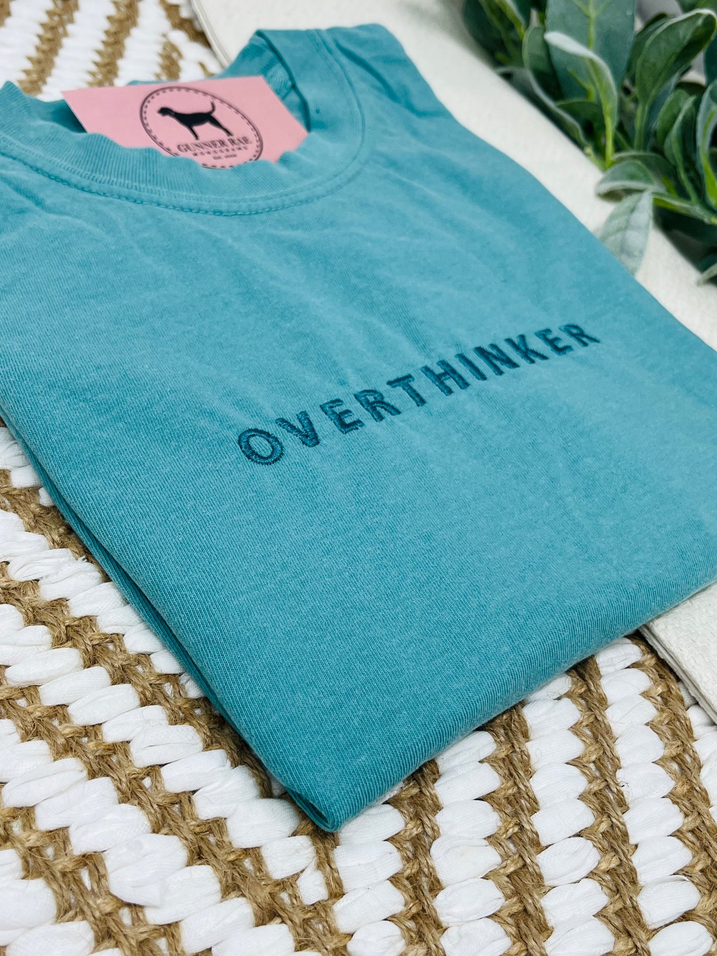 OVERTHINKER Custom Embroidered T-shirt or Sweatshirt