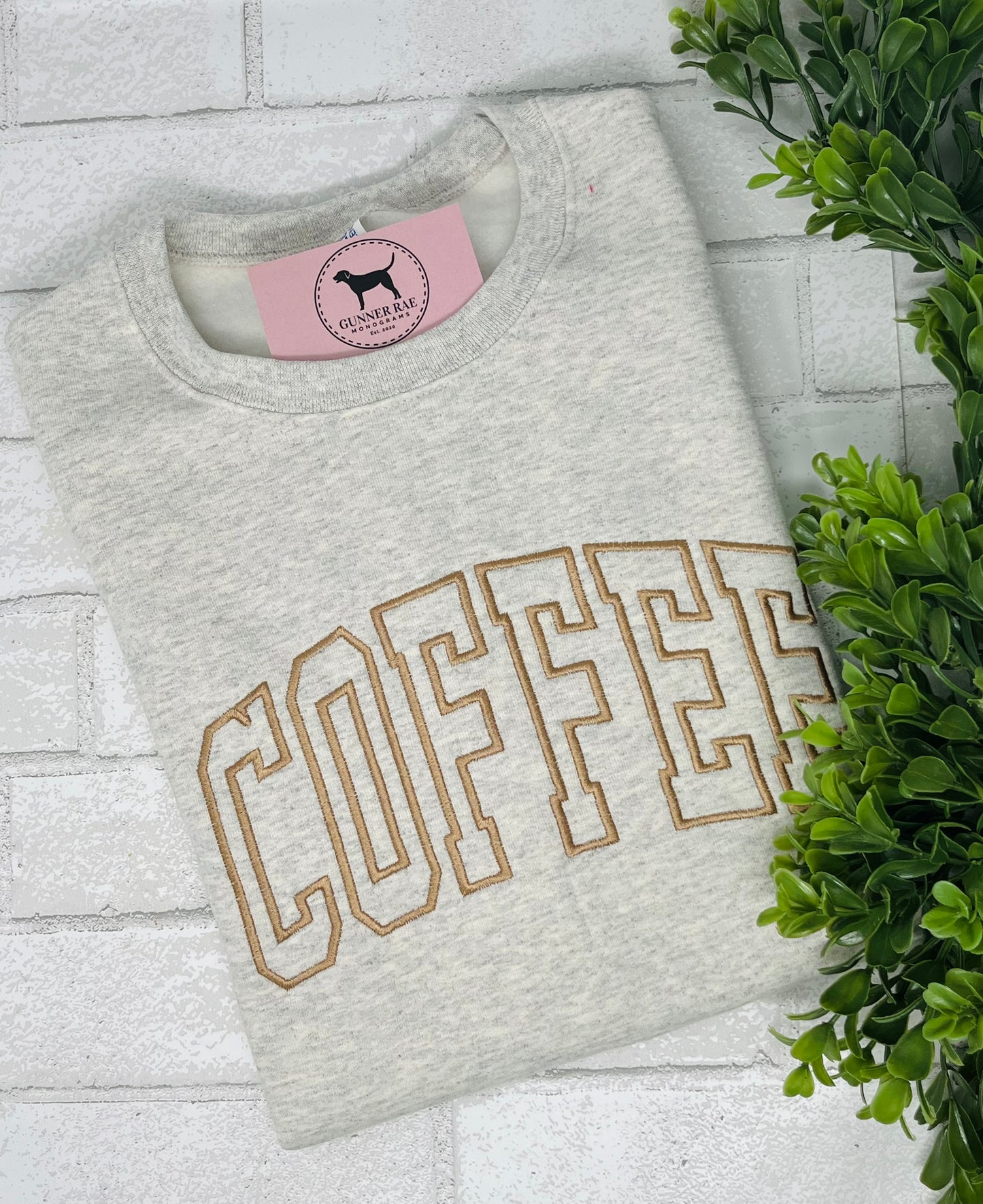 COFFEE Embroidered T-shirt or Sweatshirt