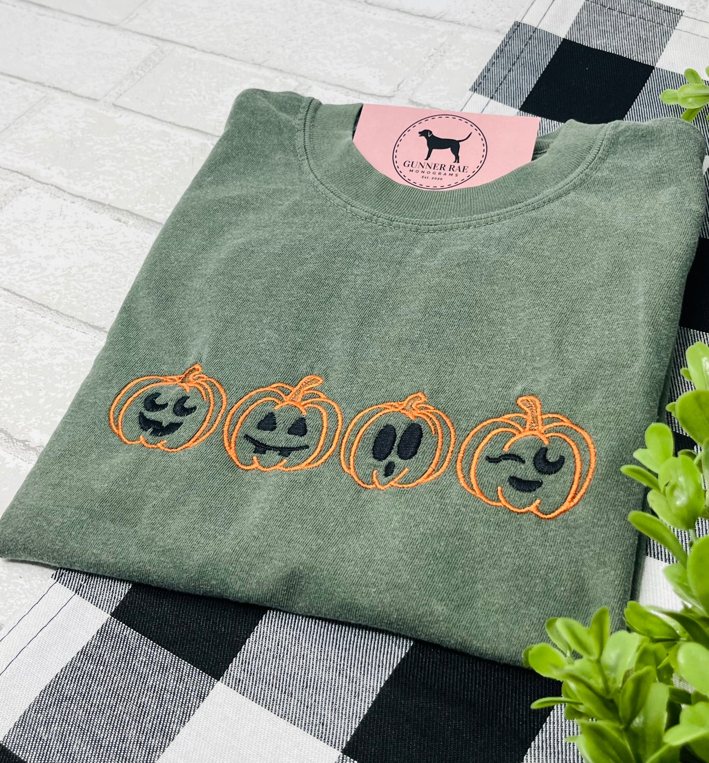 JACK-O-LANTERNS Embroidered T-shirt or Sweatshirt