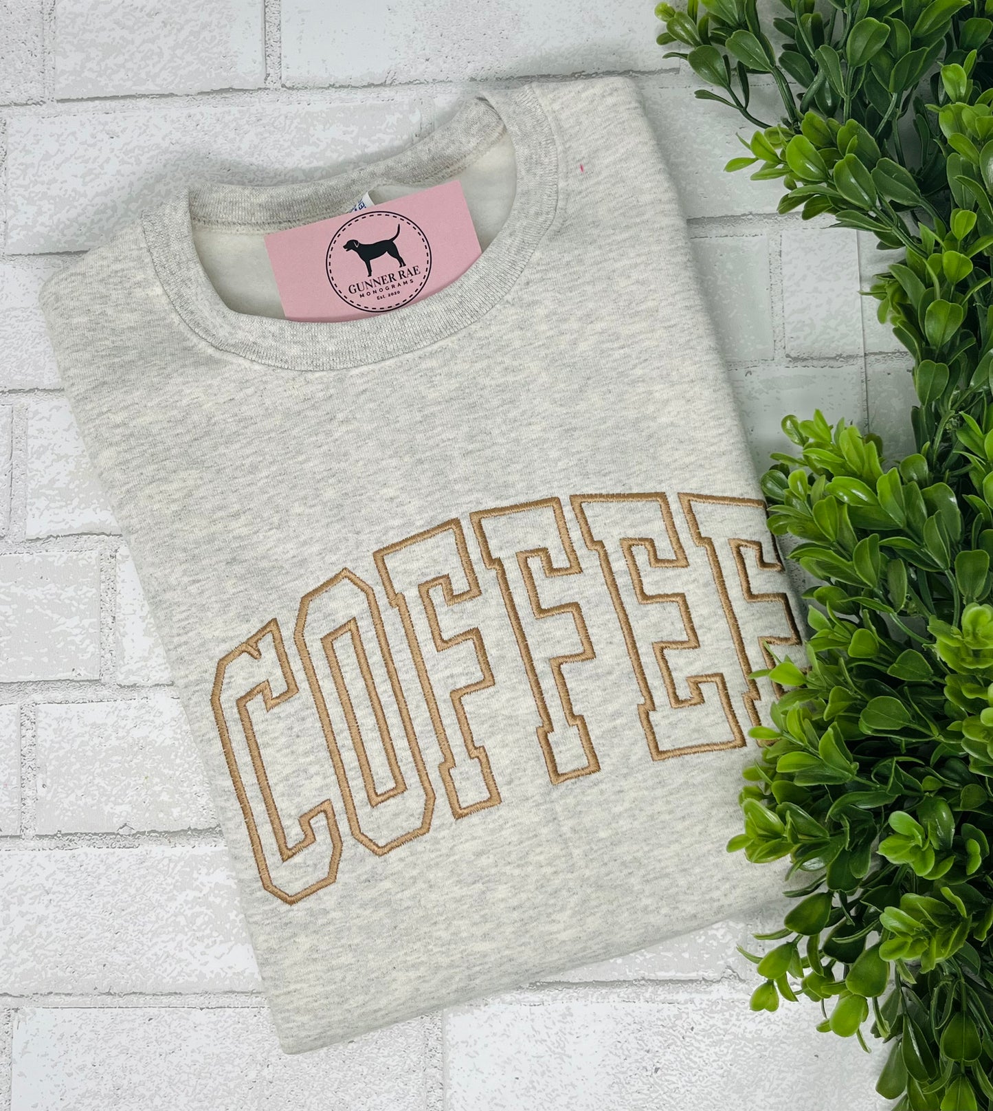 COFFEE Embroidered T-shirt or Sweatshirt
