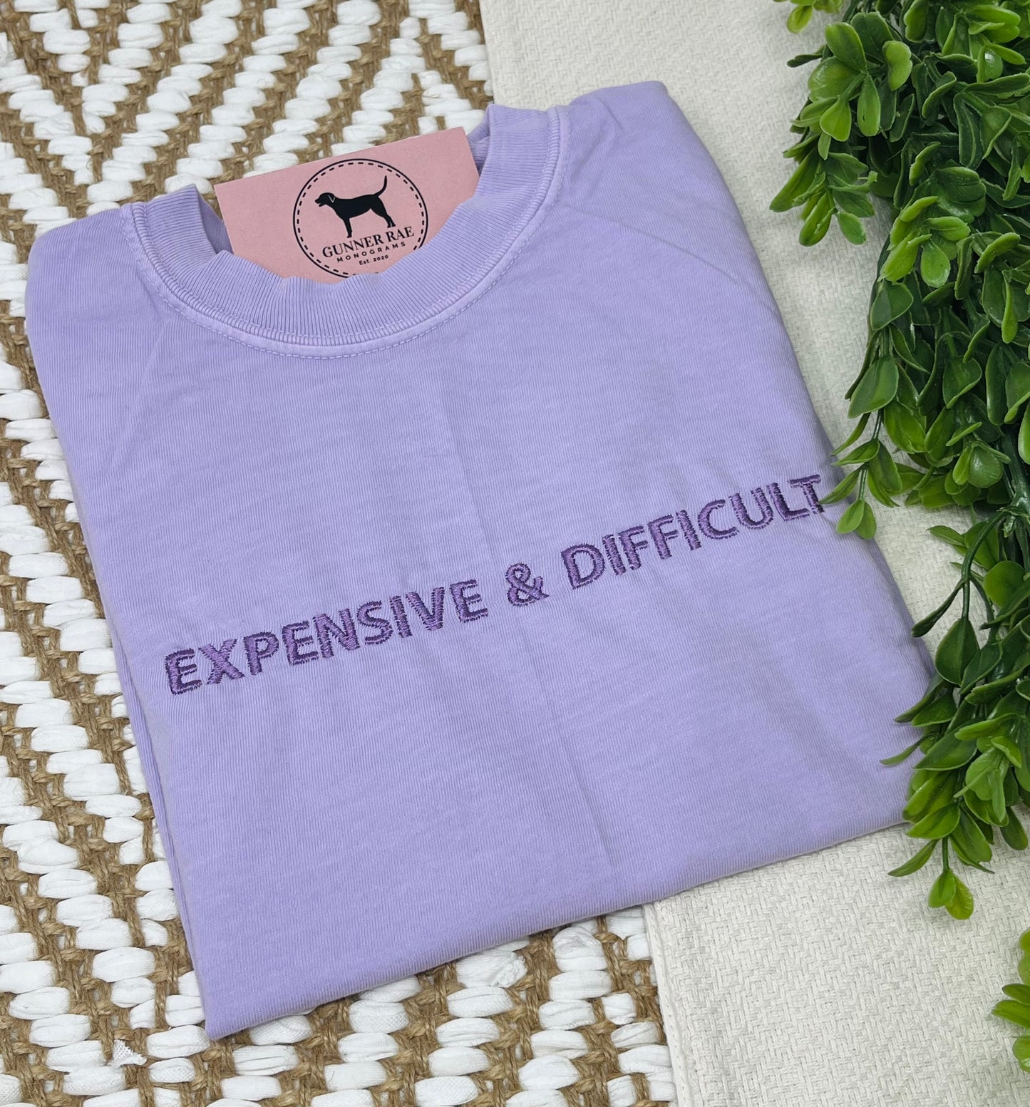EXPENSIVE & DIFFICULT Custom Embroidered T-shirt or Sweatshirt