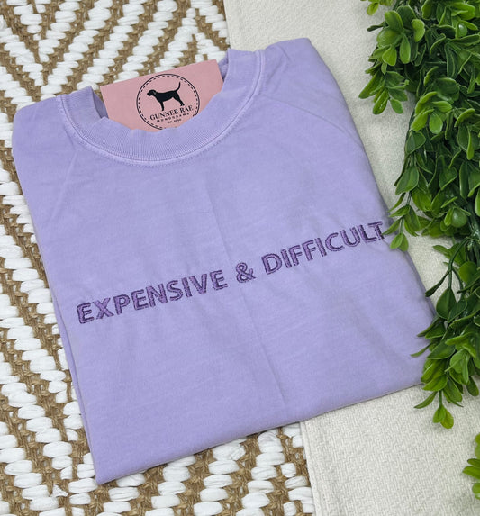 EXPENSIVE & DIFFICULT Custom Embroidered T-shirt or Sweatshirt