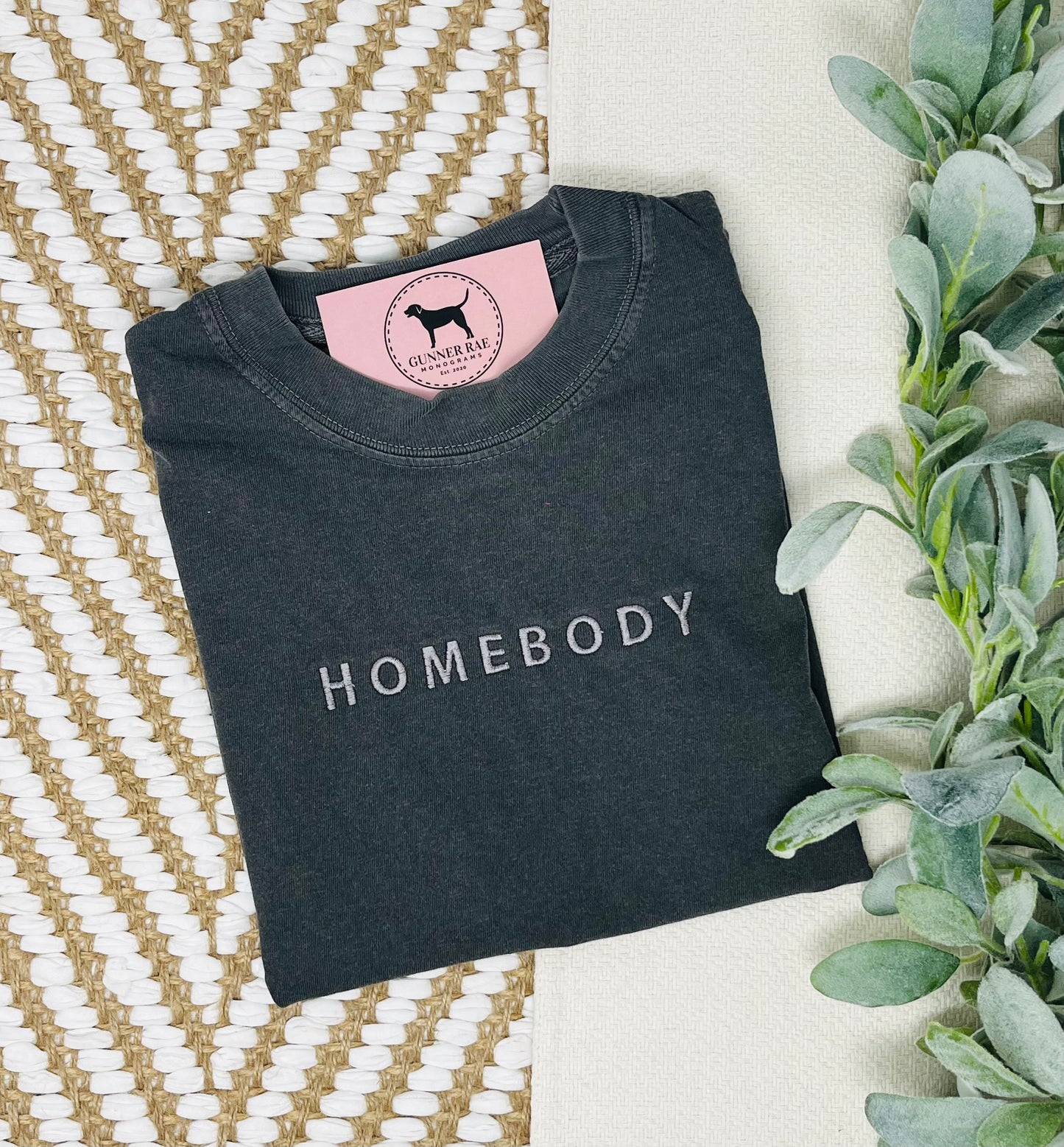 HOMEBODY Custom Embroidered T-shirt or Sweatshirt
