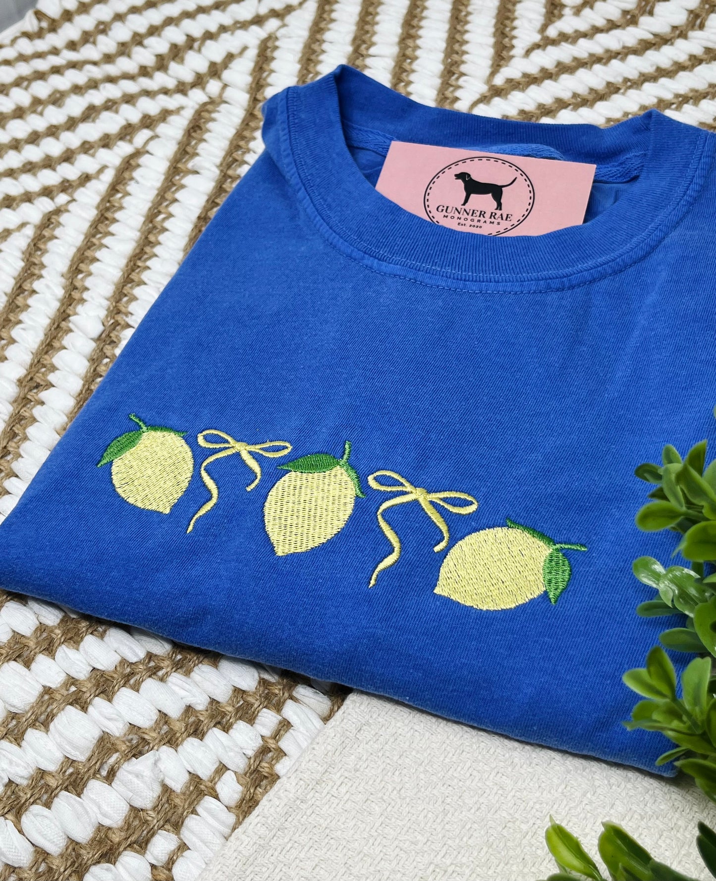 Lemon Embroidered T-shirt or Sweatshirt