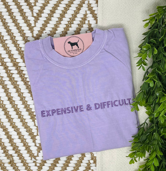 EXPENSIVE & DIFFICULT Custom Embroidered T-shirt or Sweatshirt