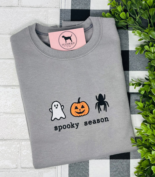 SPOOKY SEASON ICONS 3 Embroidered T-shirt or Sweatshirt