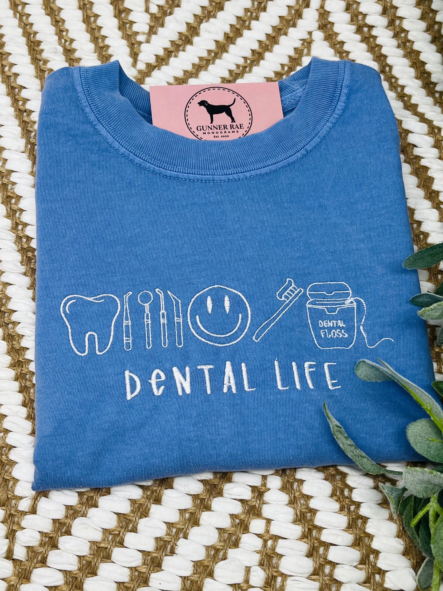 DENTAL LIFE Embroidered T-shirt or Sweatshirt