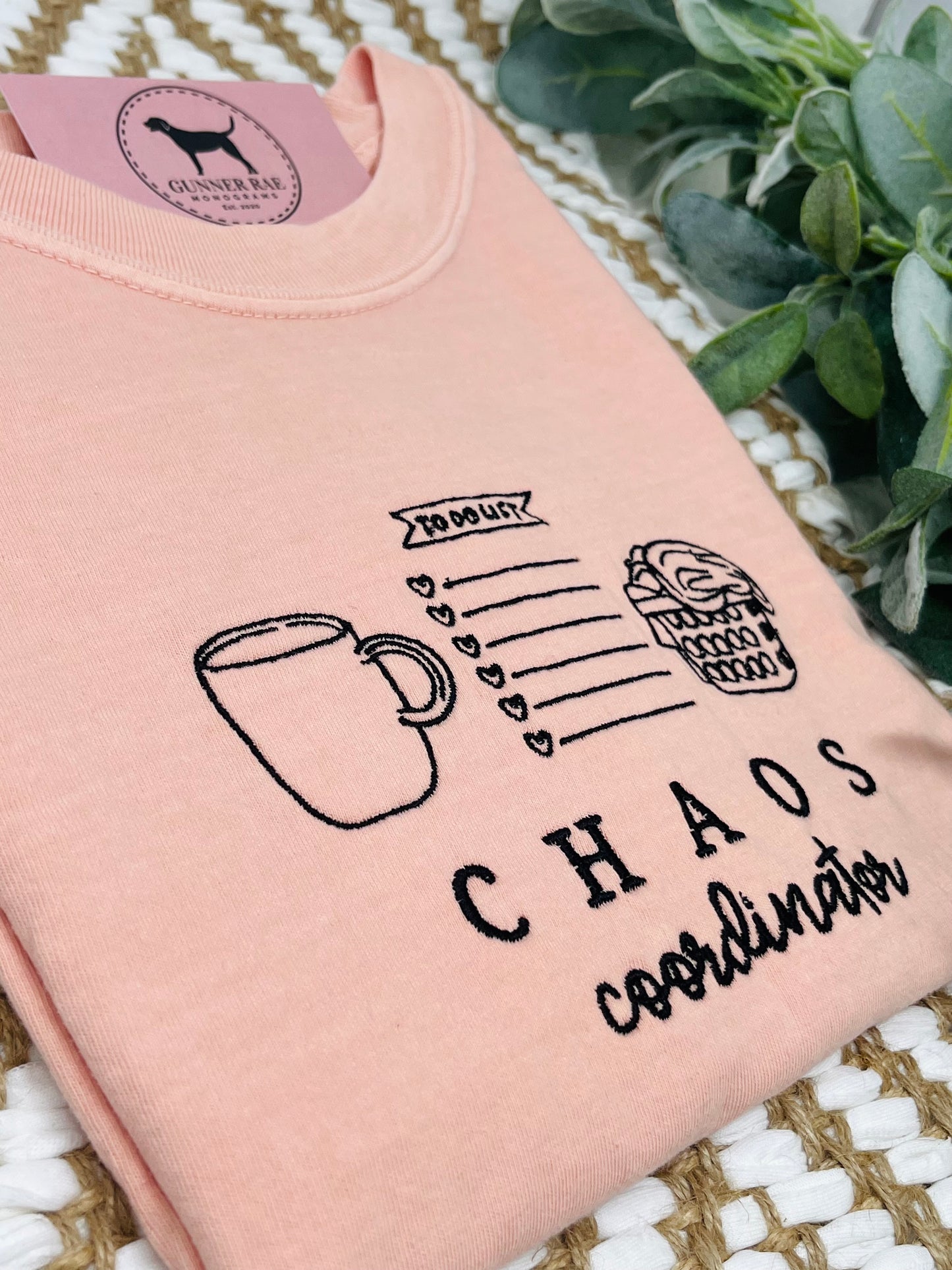 CHAOS COORDINATOR Embroidered T-shirt or Sweatshirt