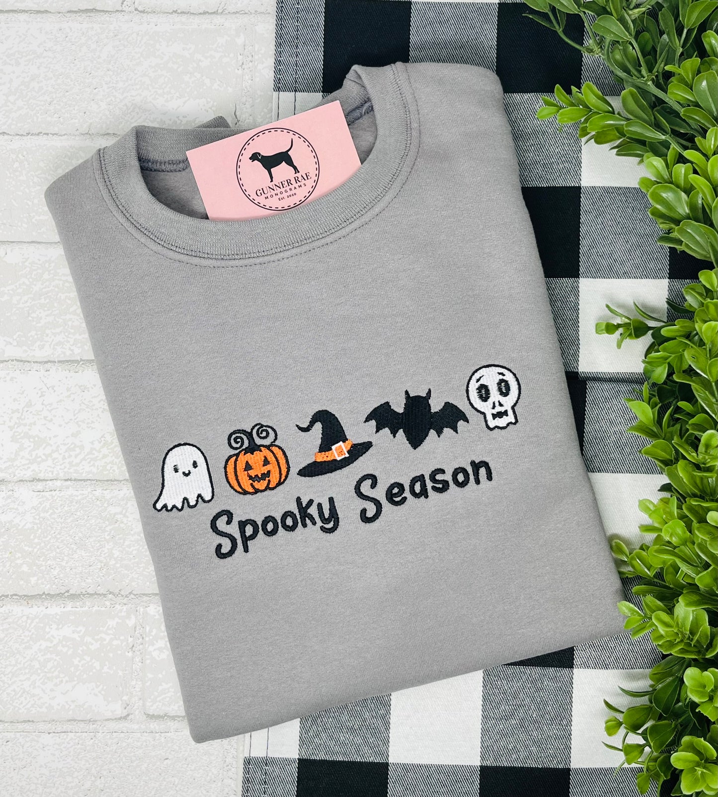 SPOOKY SEASON ICONS 5 Embroidered T-shirt or Sweatshirt