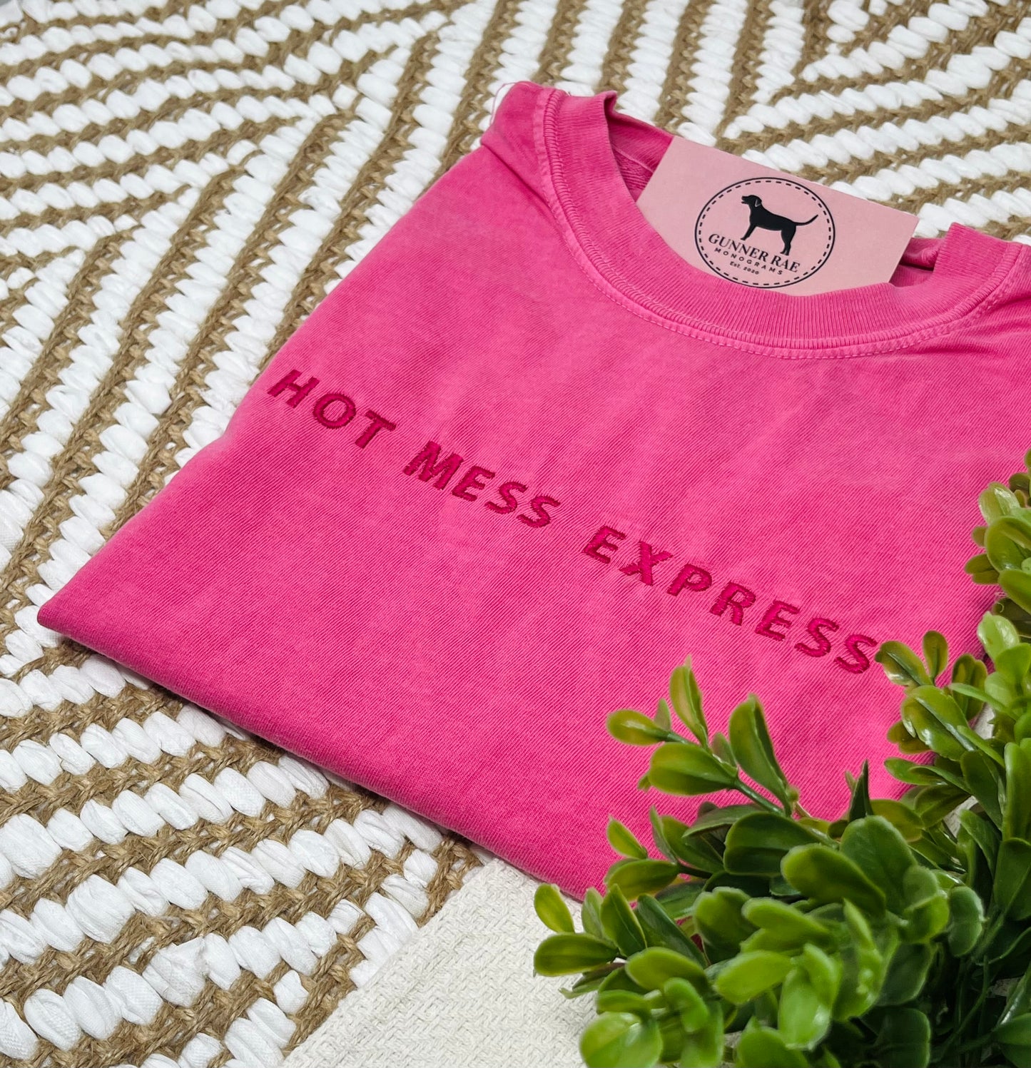 HOT MESS EXPRESS Custom Embroidered T-shirt or Sweatshirt