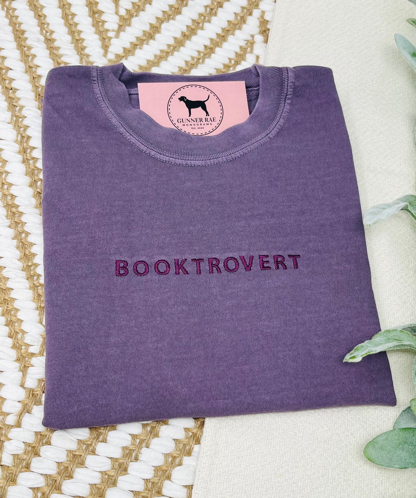 BOOKTROVERT Custom Embroidered T-shirt or Sweatshirt