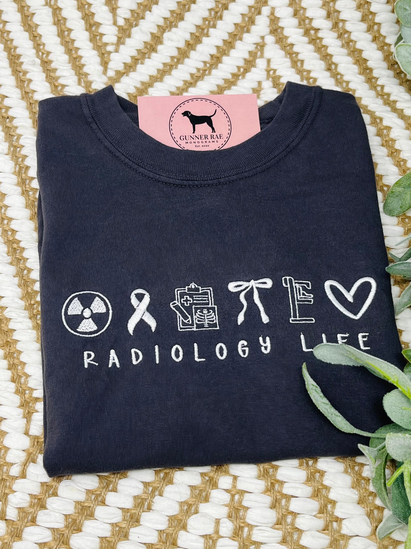RADIOLOGY LIFE Embroidered T-shirt or Sweatshirt