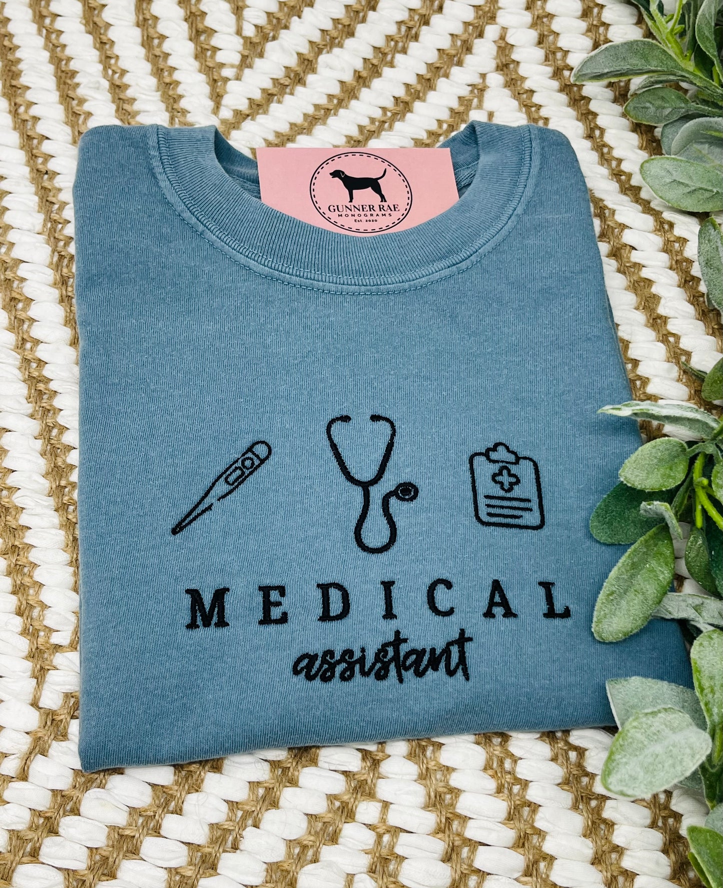 MEDICAL ASSISTANT Embroidered T-shirt or Sweatshirt