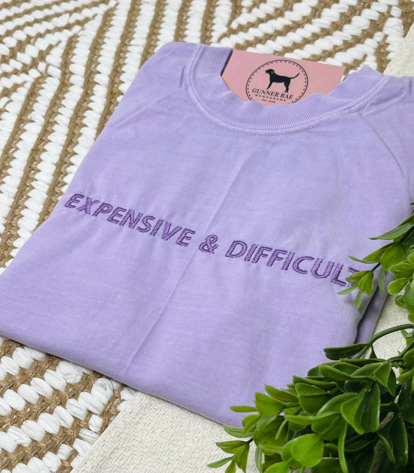 EXPENSIVE & DIFFICULT Custom Embroidered T-shirt or Sweatshirt