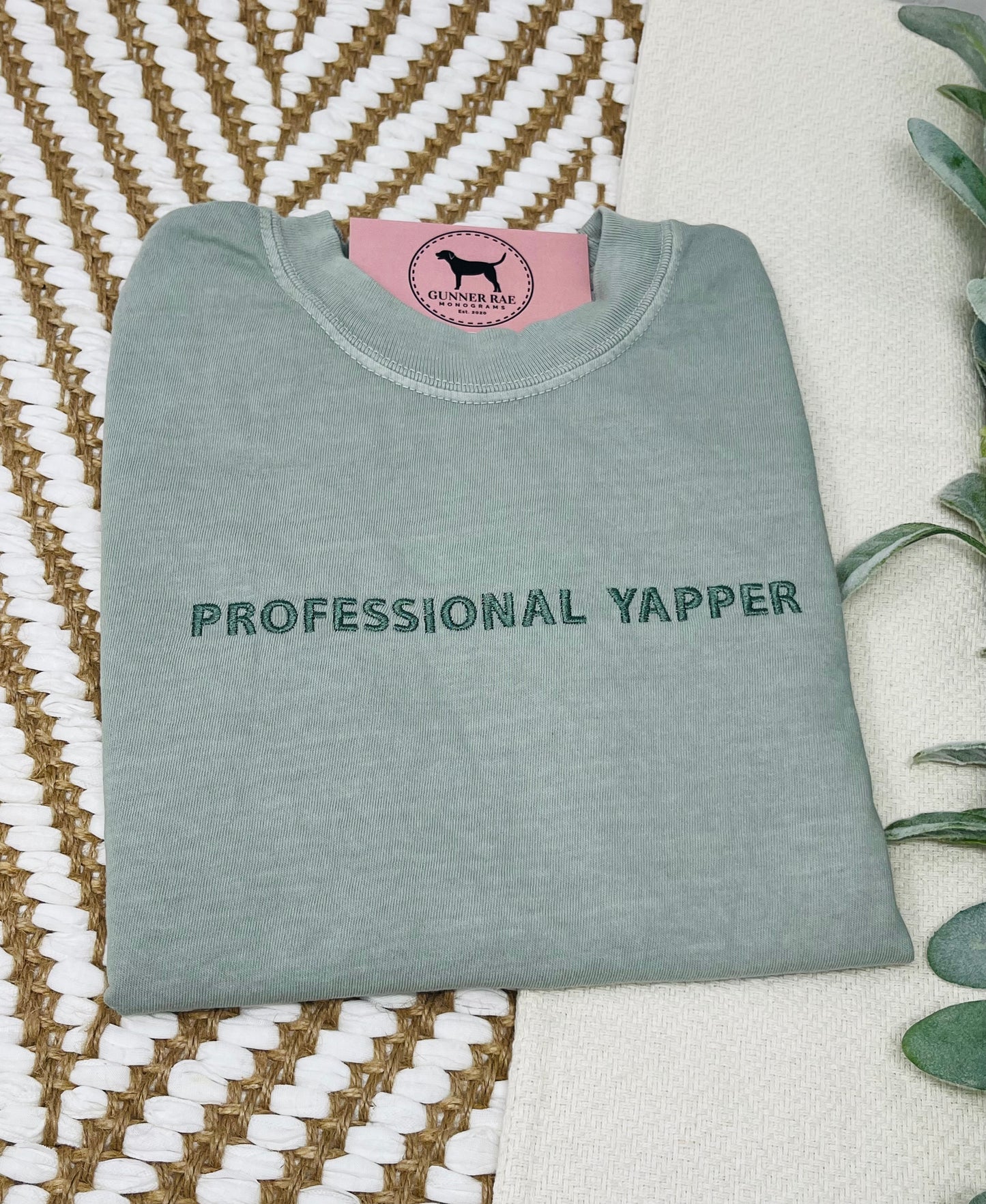 PROFESSIONAL YAPPER Custom Embroidered T-shirt or Sweatshirt