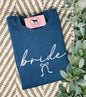 BRIDE BOW Custom Embroidered T-shirt or Sweatshirt