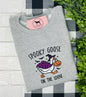 SPOOKY GOOSE ON THE LOOSE Embroidered T-shirt or Sweatshirt