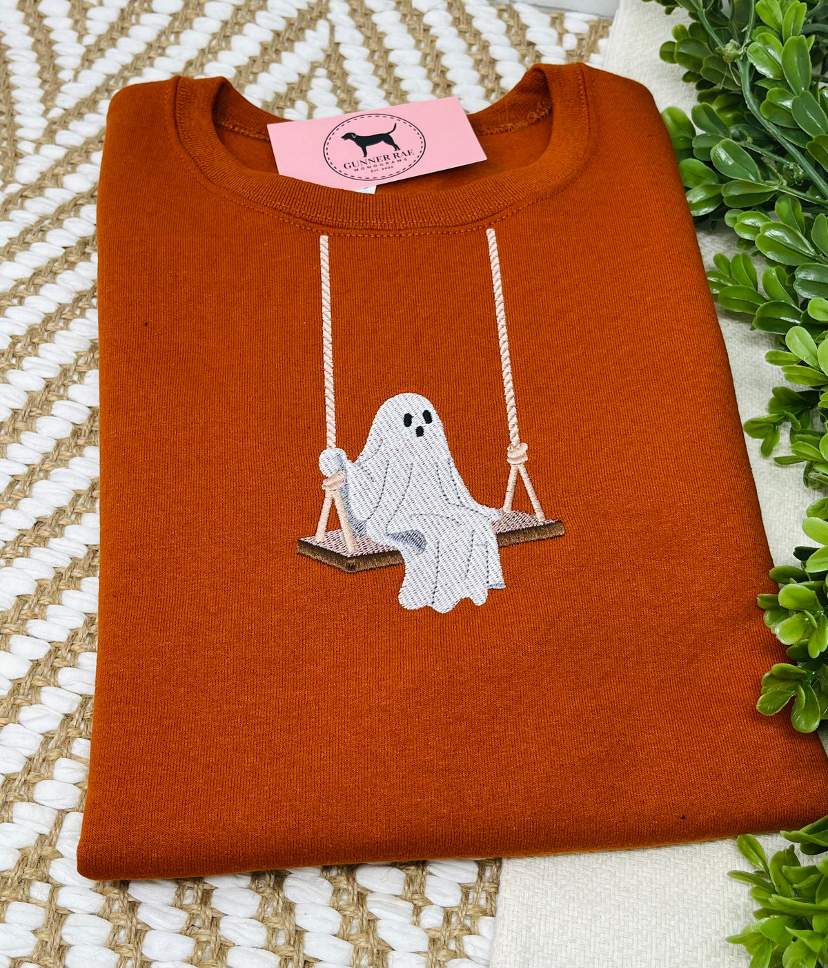 GHOST SWING Embroidered T-shirt or Sweatshirt