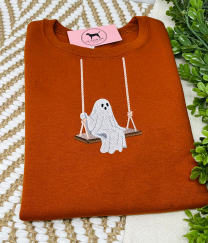 GHOST SWING Embroidered T-shirt or Sweatshirt