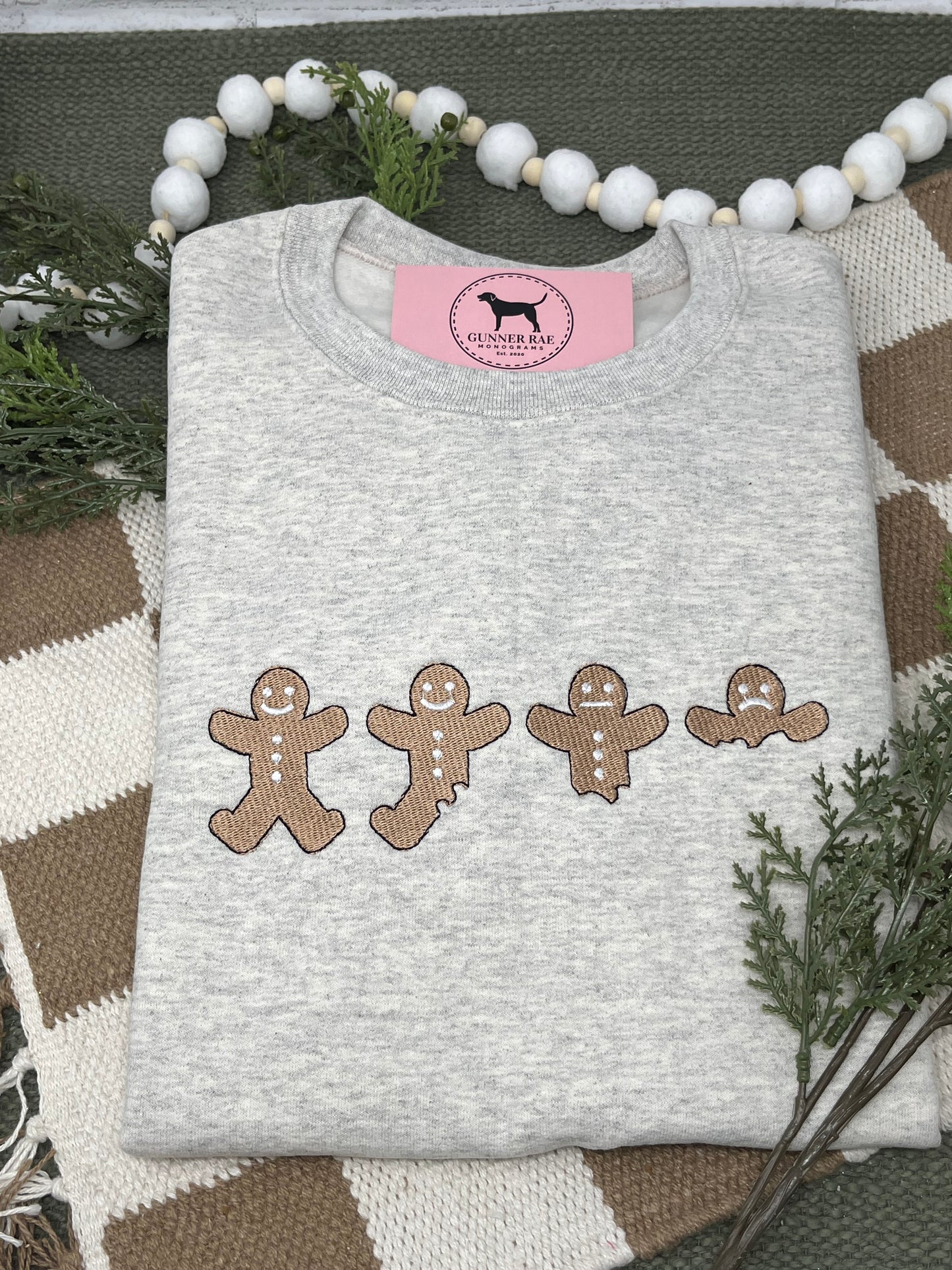 GINGERBREAD Embroidered T-shirt or Sweatshirt