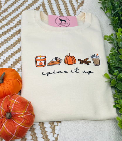 SPICE IT UP Embroidered T-shirt or Sweatshirt