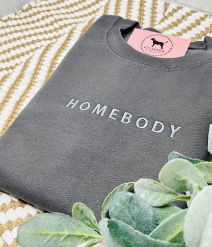 HOMEBODY Custom Embroidered T-shirt or Sweatshirt