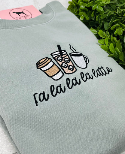 FALALA LATTE Embroidered T-shirt or Sweatshirt
