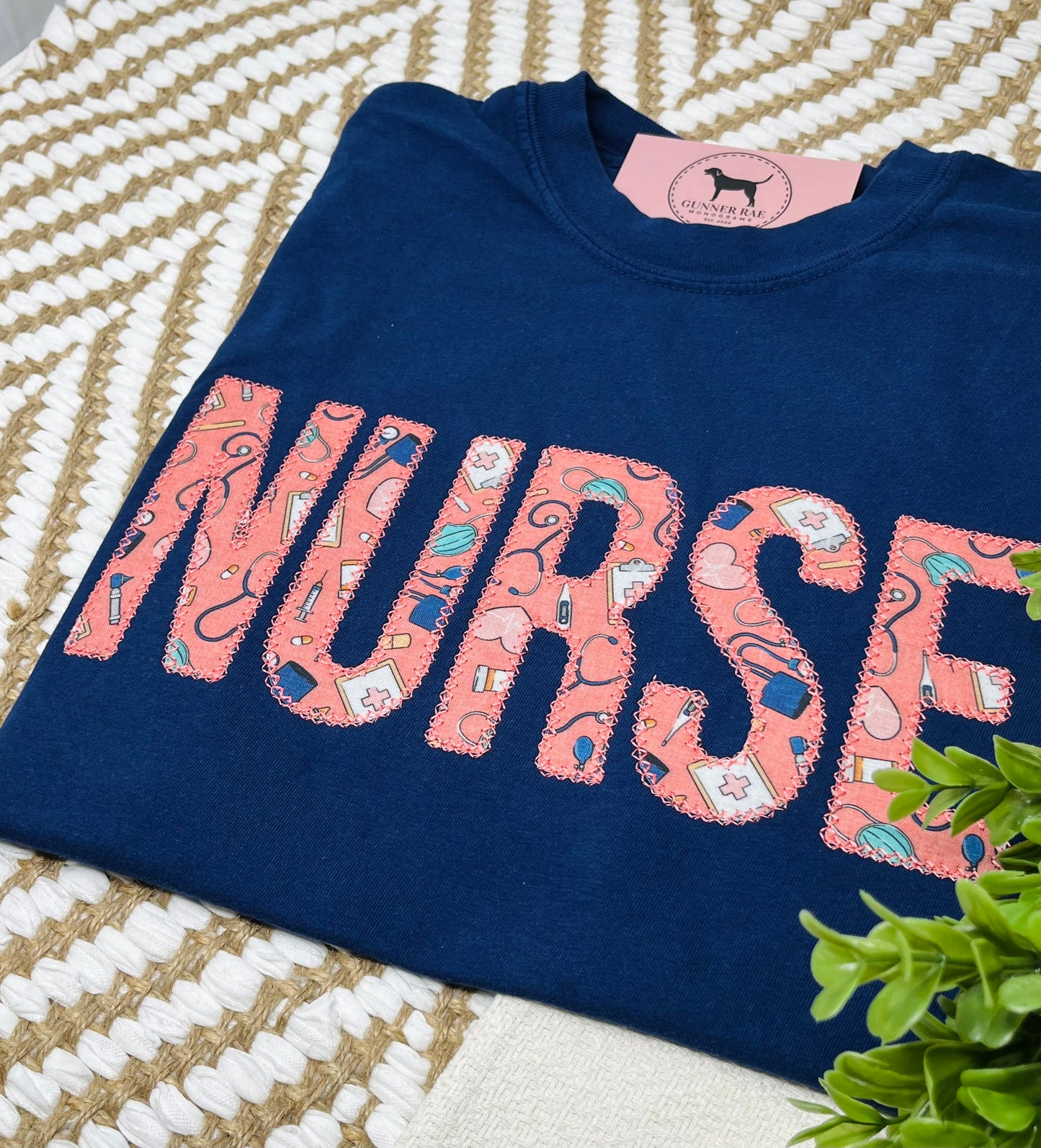 NURSE Applique T-shirt or Sweatshirt