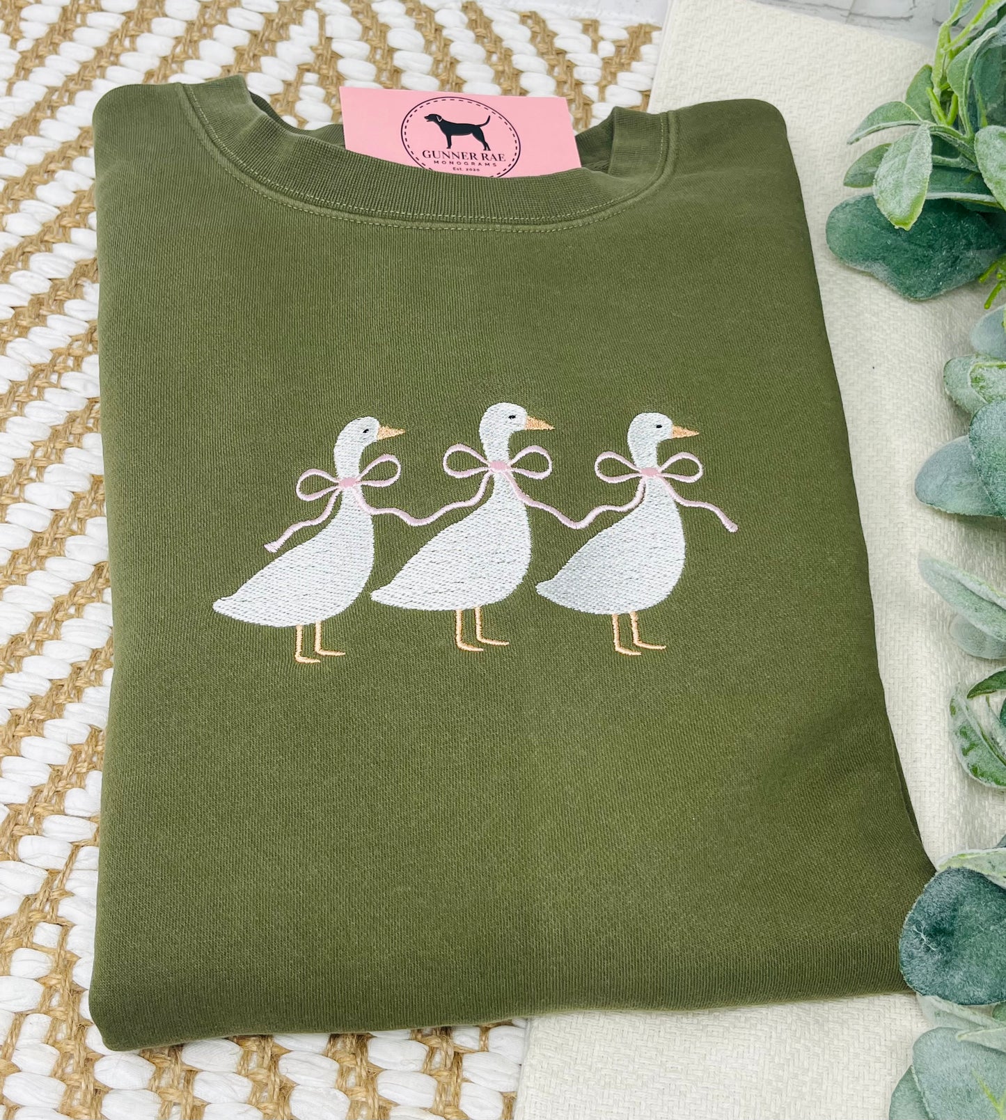 GOOSE TRIO Custom Embroidered T-shirt or Sweatshirt