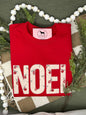 NOEL APPLIQUE Embroidered T-shirt or Sweatshirt