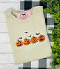 HALLOWEEN PUMPKINS Embroidered T-shirt or Sweatshirt