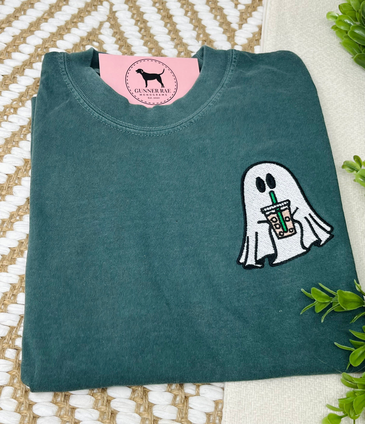 COFFEE GHOST Embroidered T-shirt or Sweatshirt
