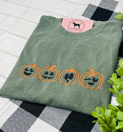 JACK-O-LANTERNS Embroidered T-shirt or Sweatshirt