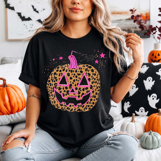 LEOPARD JACK O LANTERN Graphic T-shirt or Sweatshirt
