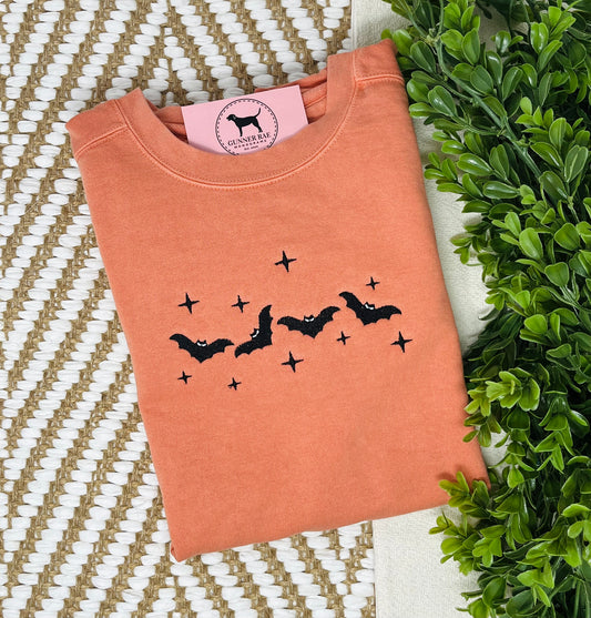 BATS Embroidered T-shirt or Sweatshirt