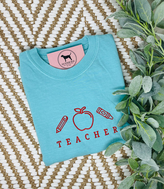 TEACHING Embroidered T-shirt or Sweatshirt