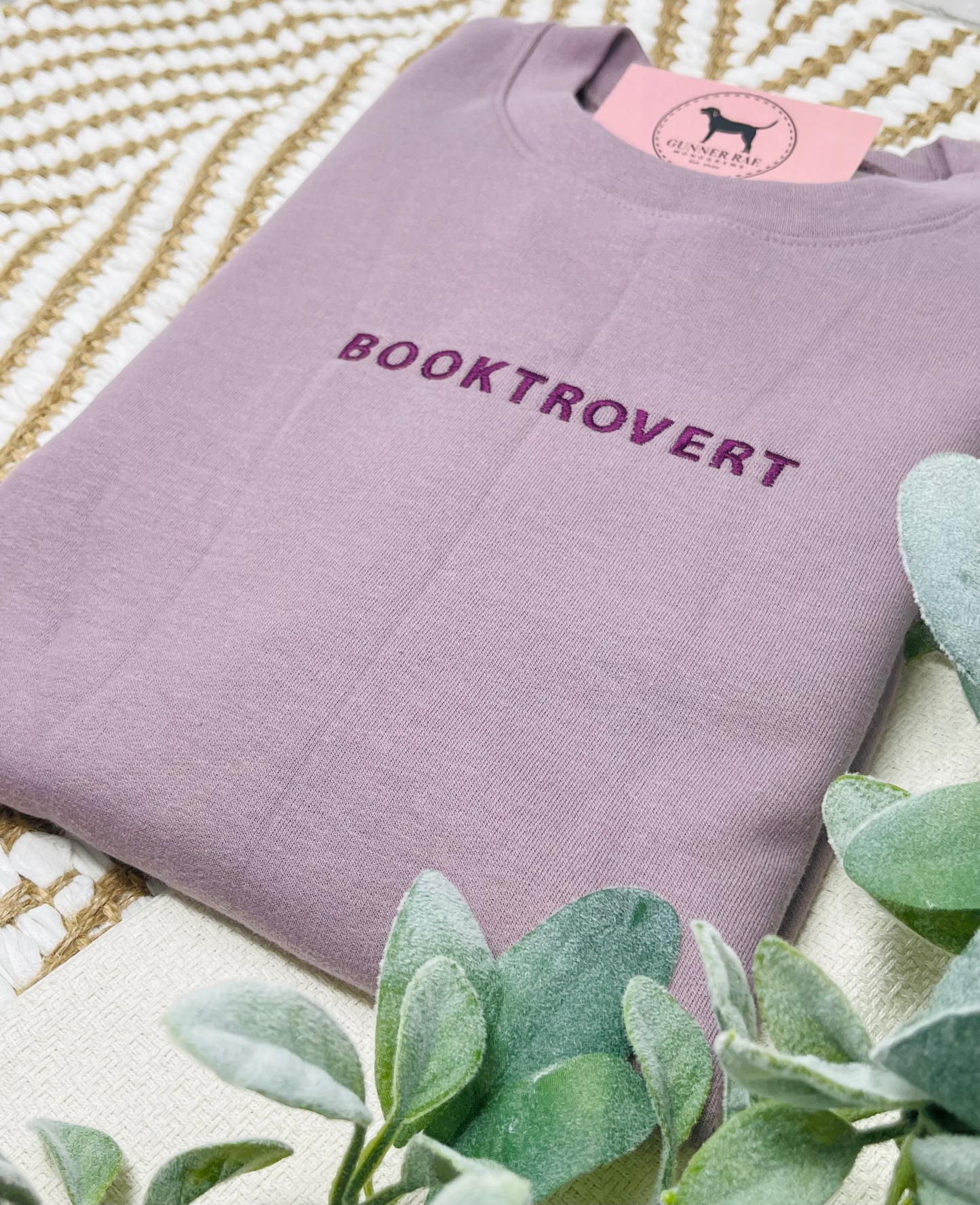 BOOKTROVERT Custom Embroidered T-shirt or Sweatshirt