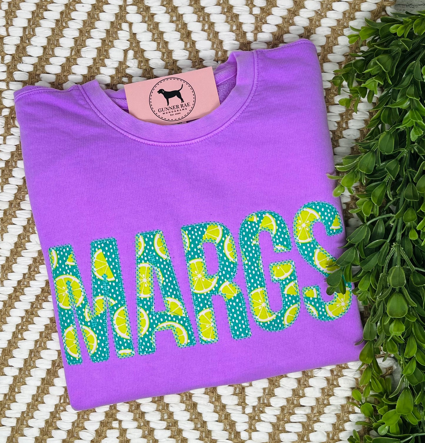 MARGS APPLIQUE Embroidered T-shirt or Sweatshirt