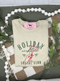 HOLIDAY COCKTAIL SOCIAL CLUB Embroidered T-shirt or Sweatshirt