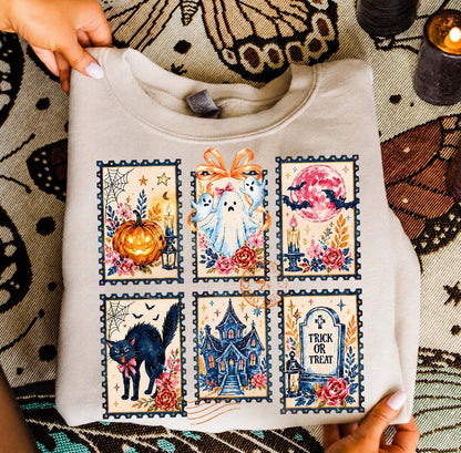 HALLOWEEN STAMPS Graphic T-shirt or Sweatshirt