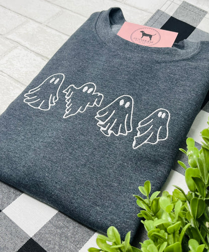 GHOST Embroidered T-shirt or Sweatshirt