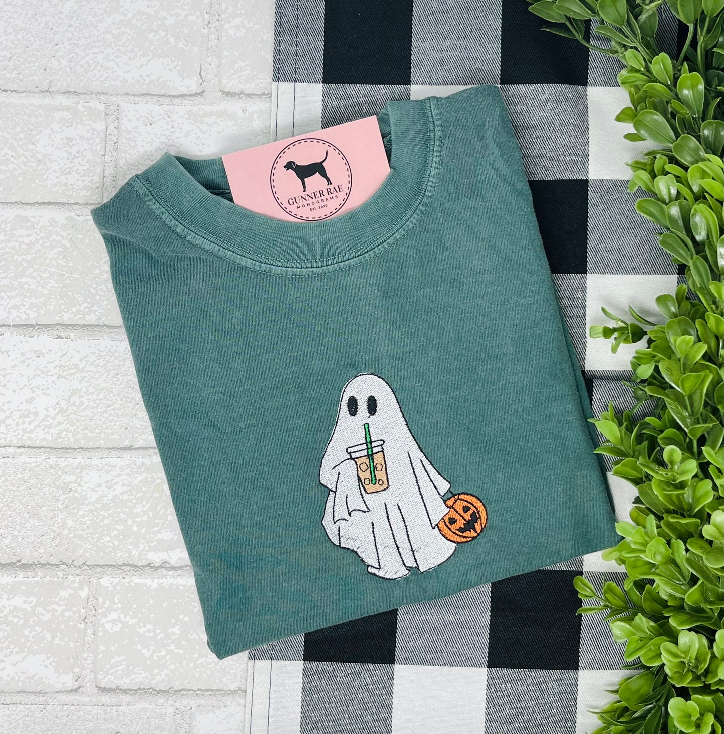 COFFEE GHOST Embroidered T-shirt or Sweatshirt