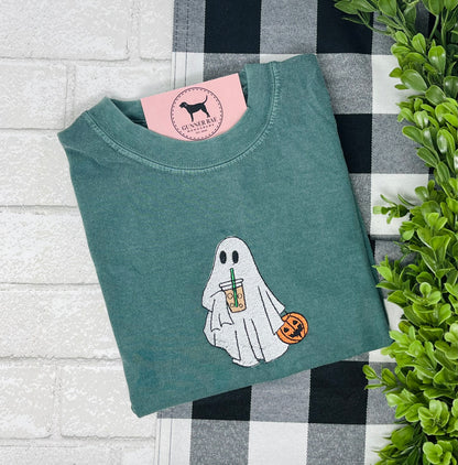 COFFEE GHOST Embroidered T-shirt or Sweatshirt