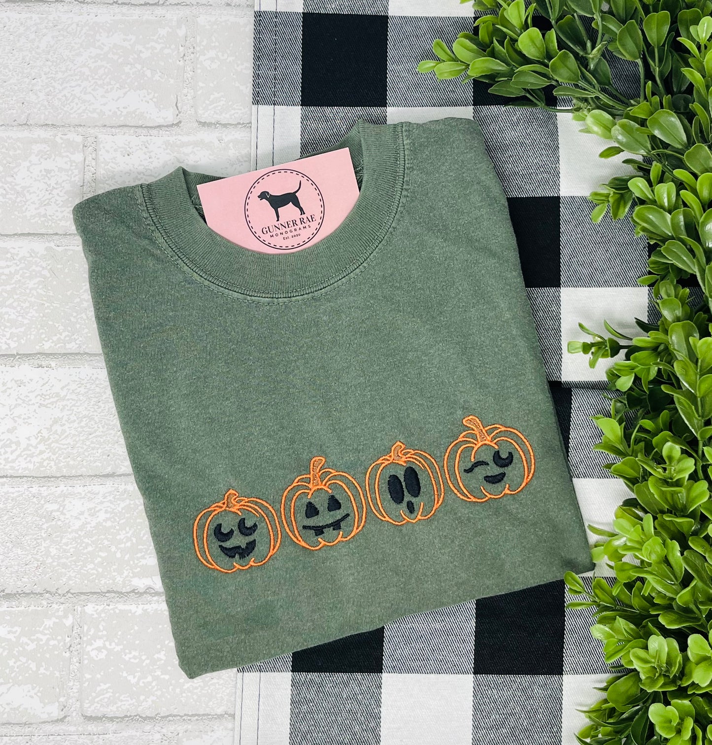 JACK-O-LANTERNS Embroidered T-shirt or Sweatshirt