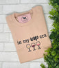 IN MY WINE ERA Custom Embroidered T-shirt or Sweatshirt