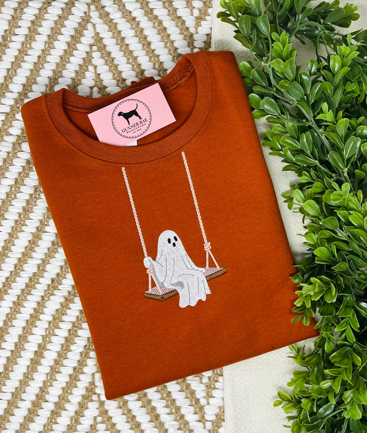 GHOST SWING Embroidered T-shirt or Sweatshirt