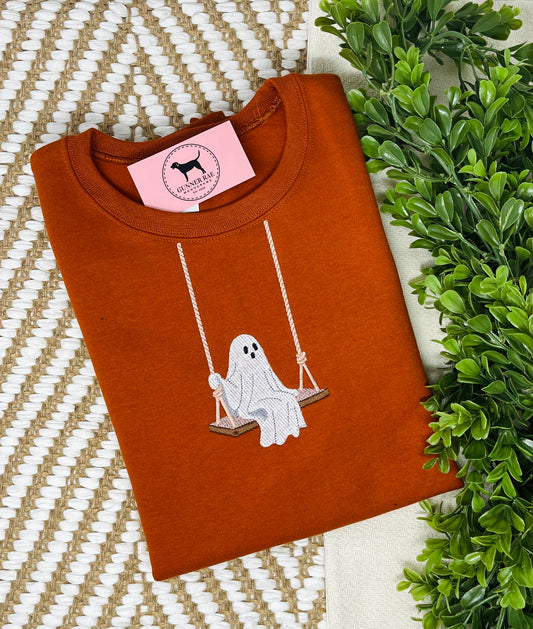 GHOST SWING Embroidered T-shirt or Sweatshirt