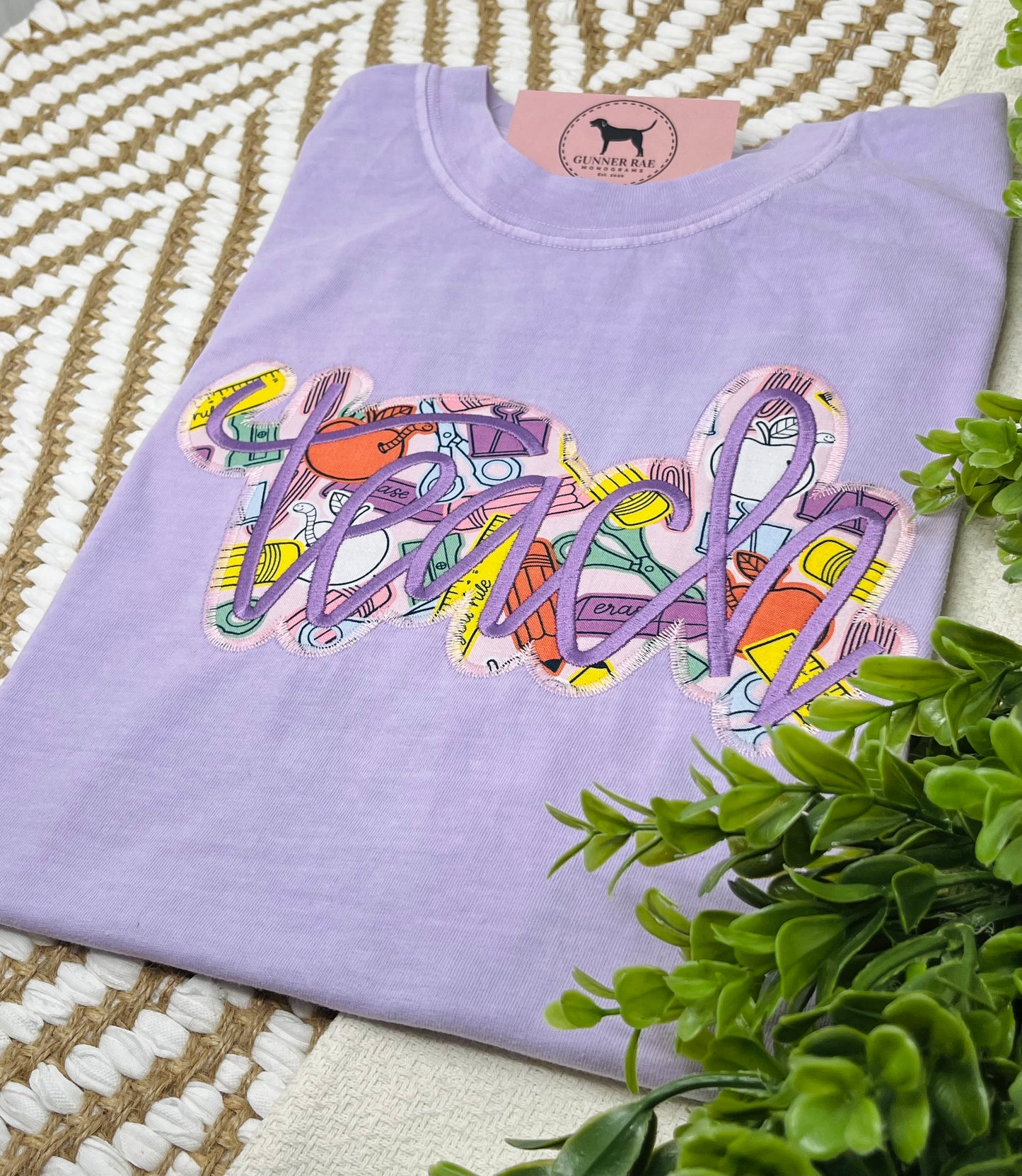 TEACH Applique T-shirt or Sweatshirt (outline design)