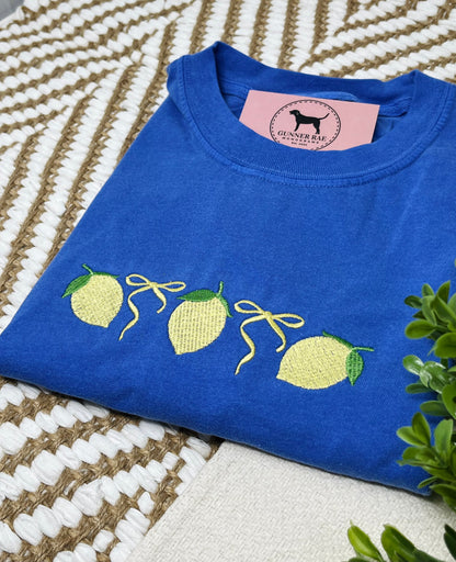 Lemon Embroidered T-shirt or Sweatshirt