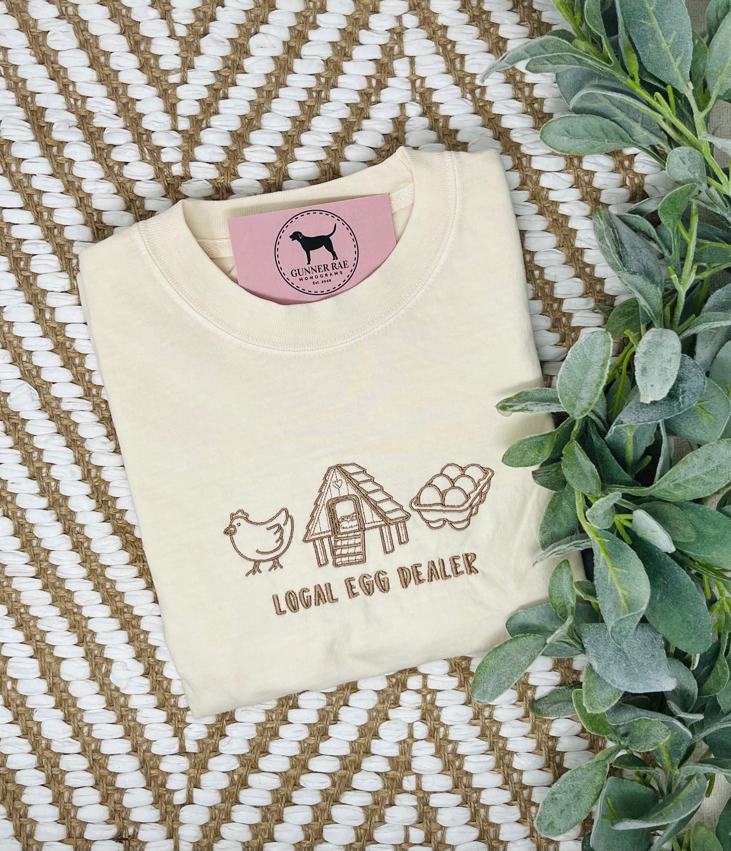 LOCAL EGG DEALER Embroidered T-shirt or Sweatshirt